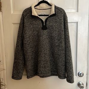 Orvis Mens Brighton Pullover- 3/4 zip